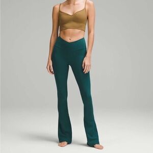 Lululemon Align V-waist mini-flare pant in storm teal